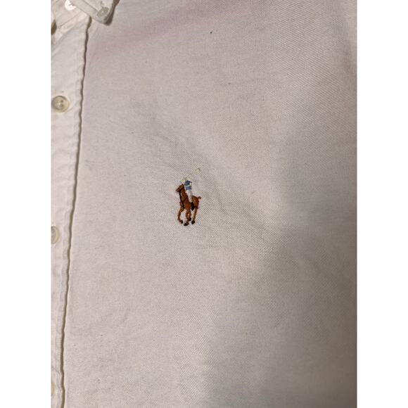 Ralph Lauren Crisp White Minimalist Capsule Old Money Corporate Boxy Shirt M - Picture 3 of 4